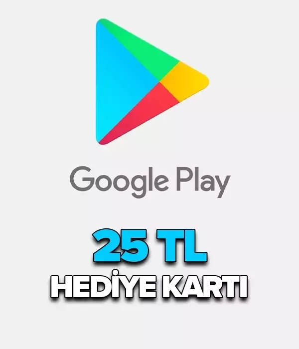Google Play 25 TL Hediye Kartı