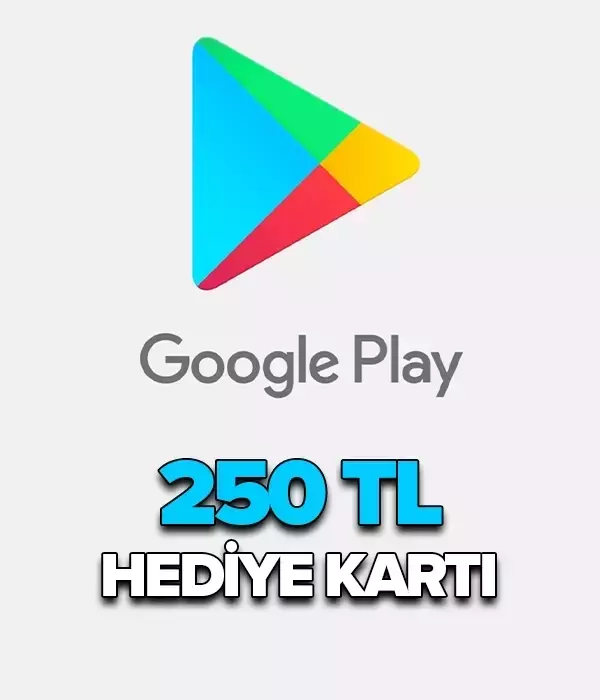 Google Play 250 TL Hediye Kartı