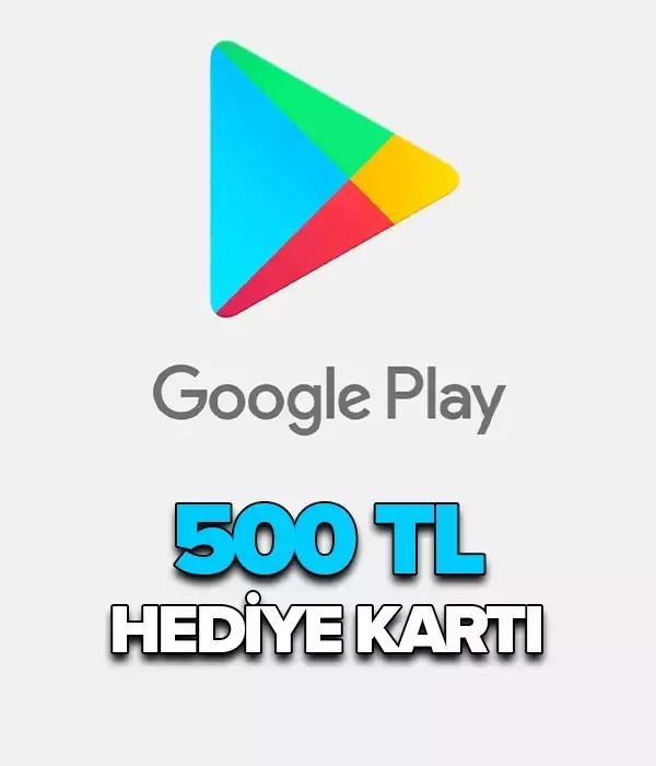 Google Play 500 TL Hediye Kartı